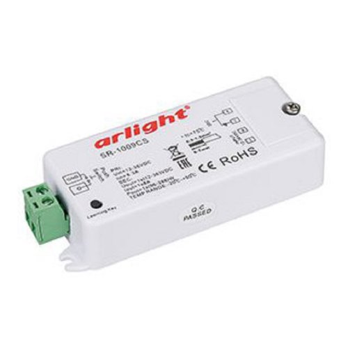 Диммер для светодиодной ленты Arlight SR-1009CS 12-36В 8А 96-288Вт Белый фото Диммер для светодиодной ленты Arlight SR-1009CS 12-36В 8А 96-288Вт Белый картинка